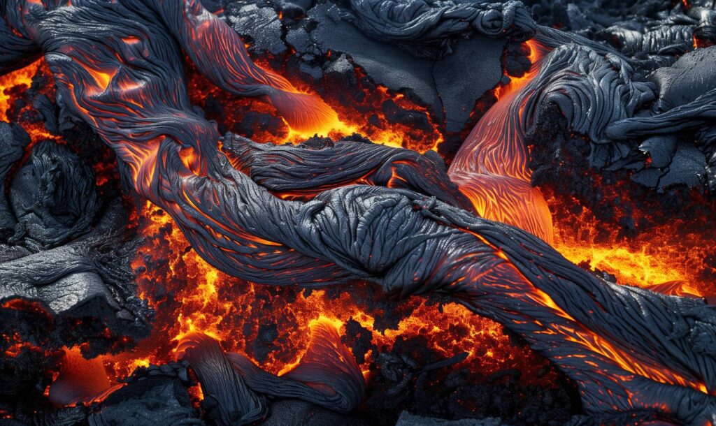 Volcanic Lava Close-Up Stock Free