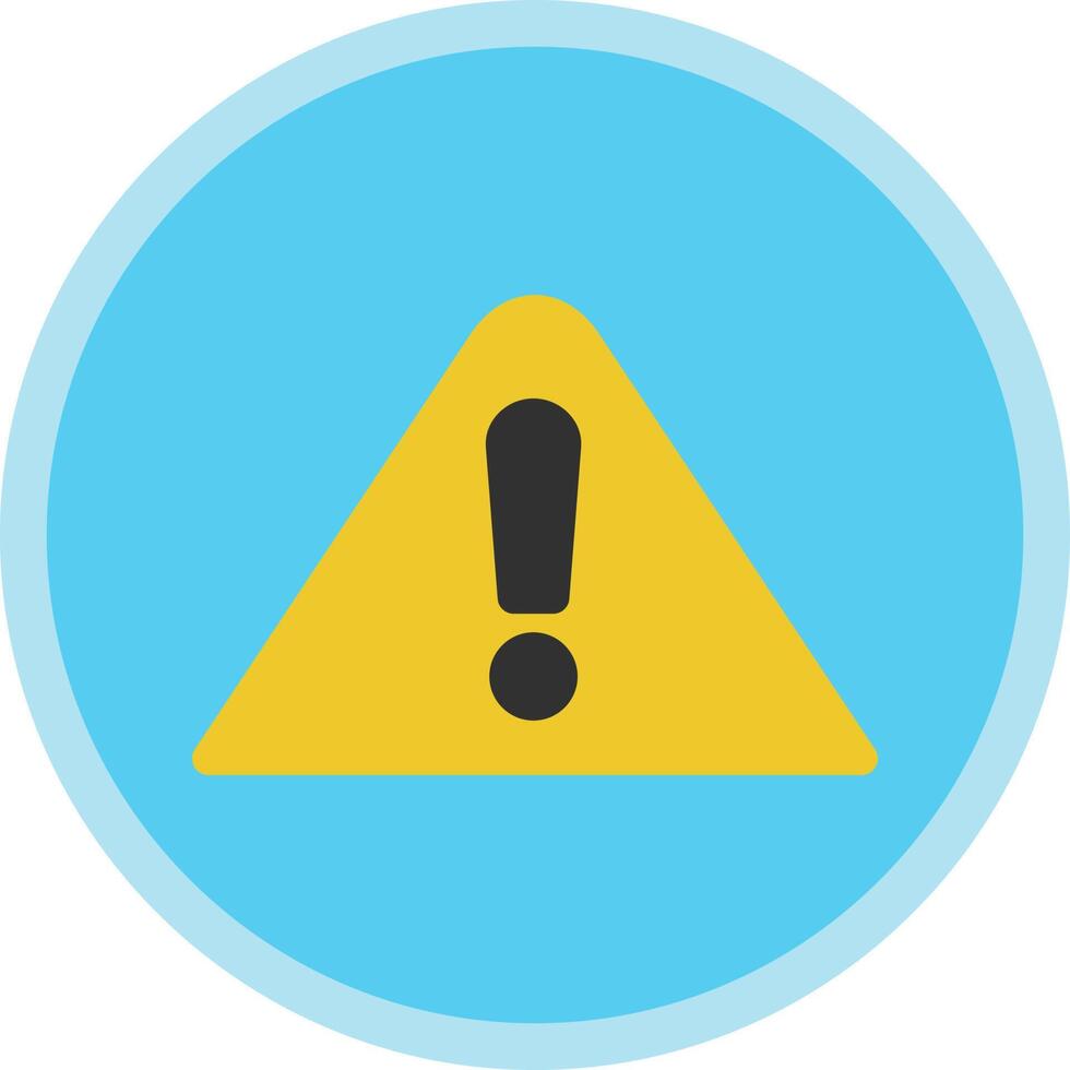 Warning Sign Vector Icon Design Stock Free