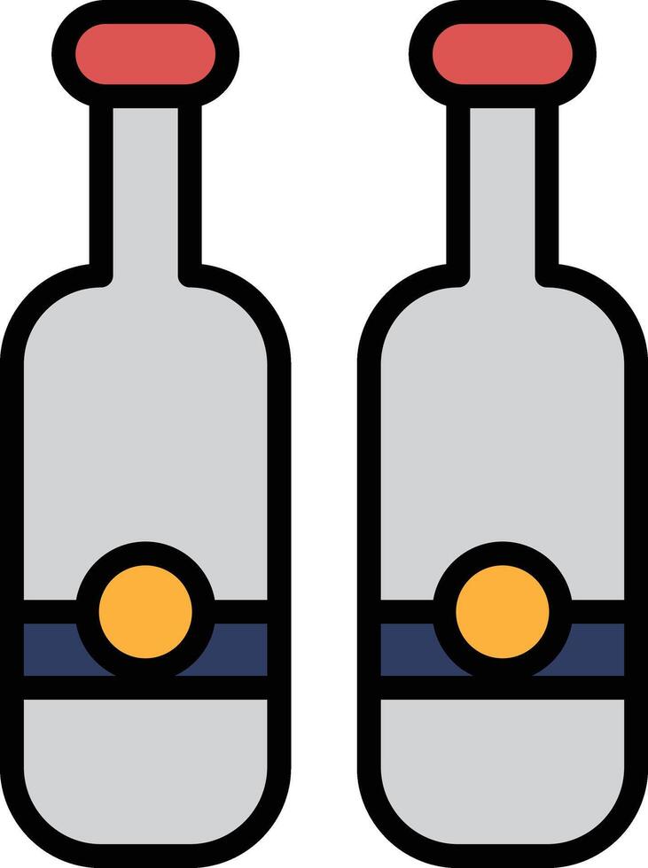 water bottle icon illustration in line style Stock Free