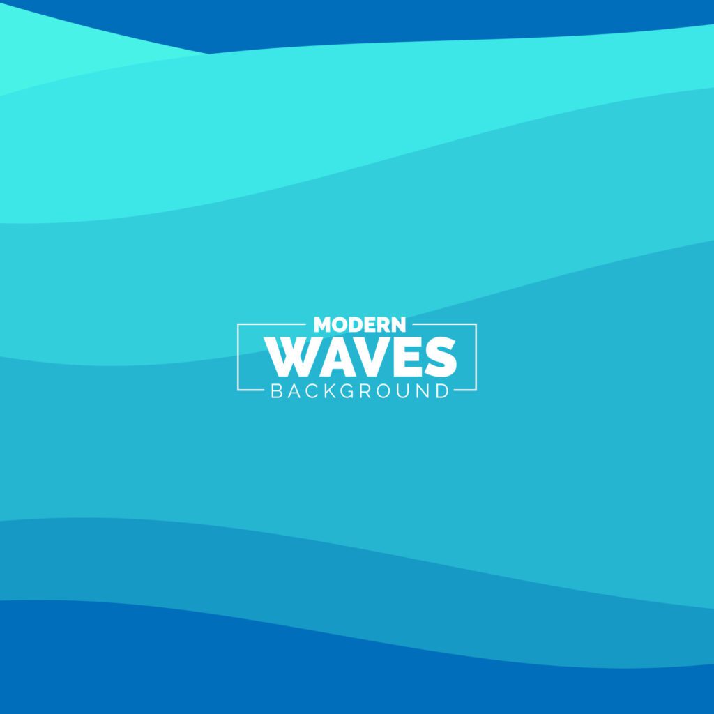 water Wave vector abstract background flat design style Free Vector