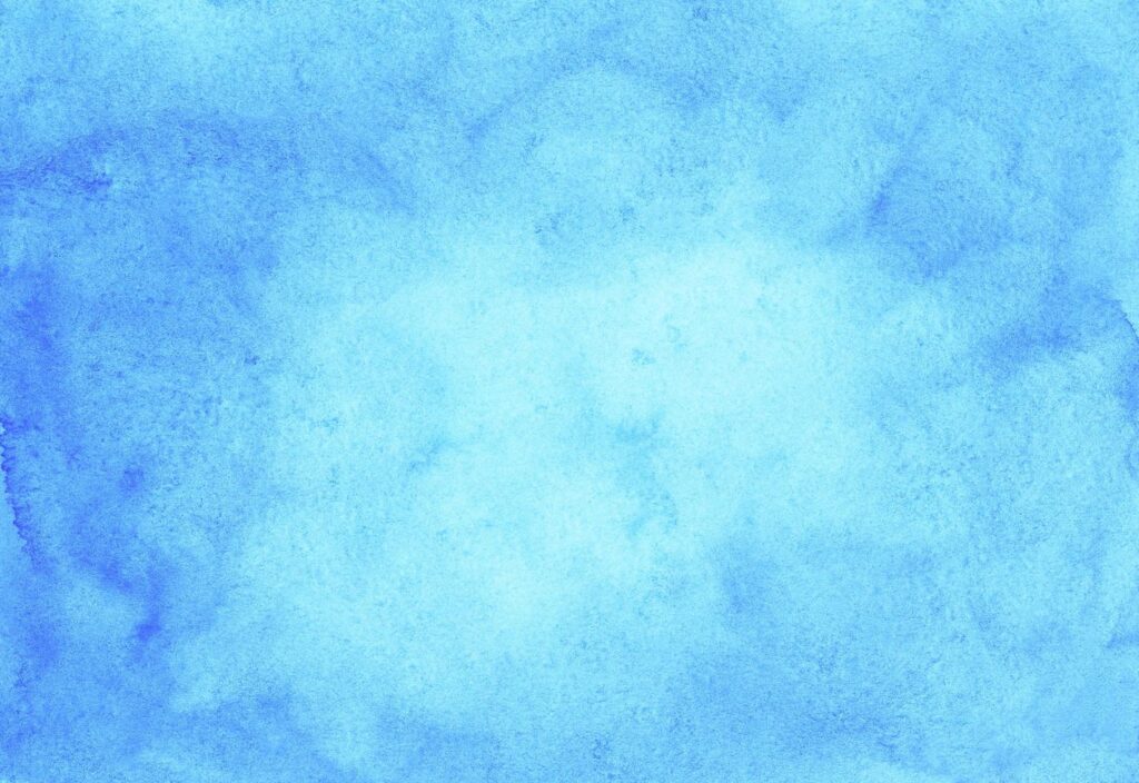 Watercolor light blue background texture hand painted. Watercolour sky blue stains on paper. Stock Free