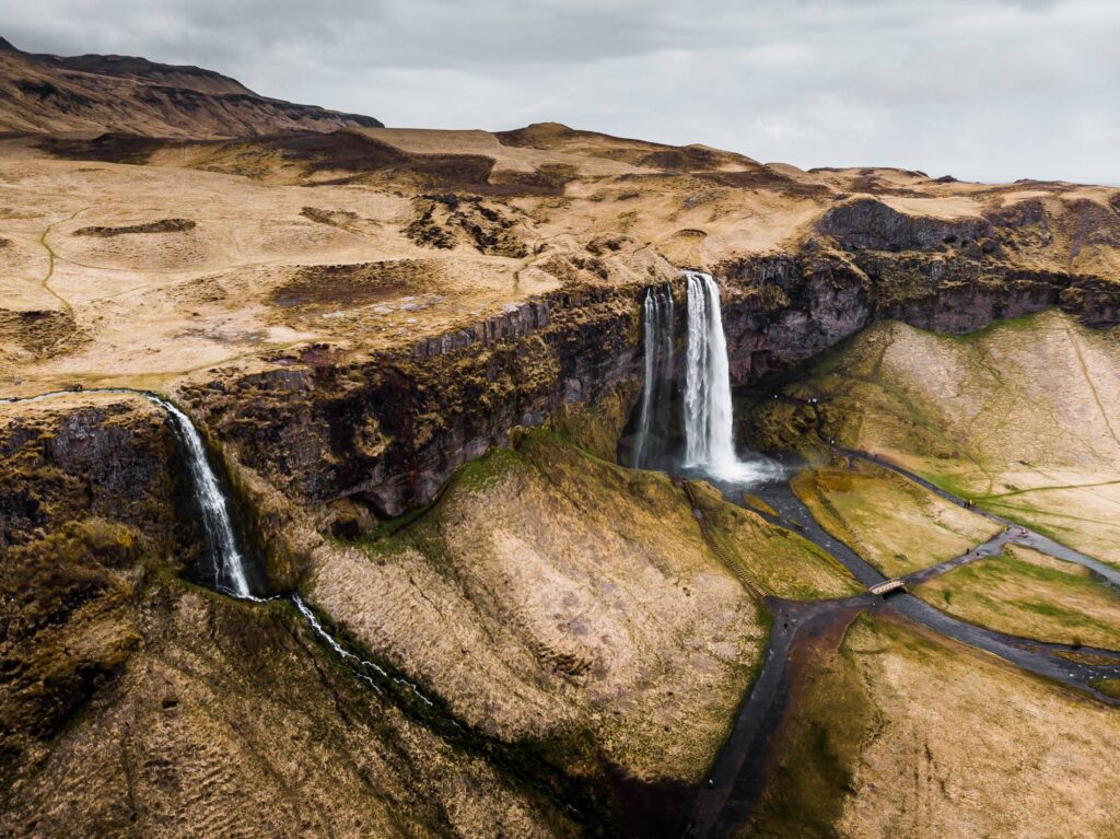 Waterfalls in Iceland Free Photo