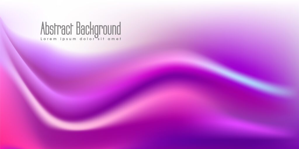 Wave Liquid shape in purple color background Free Vector