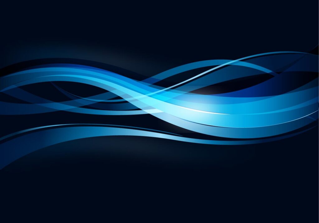 Wavy Blue Lines Background Free Vector