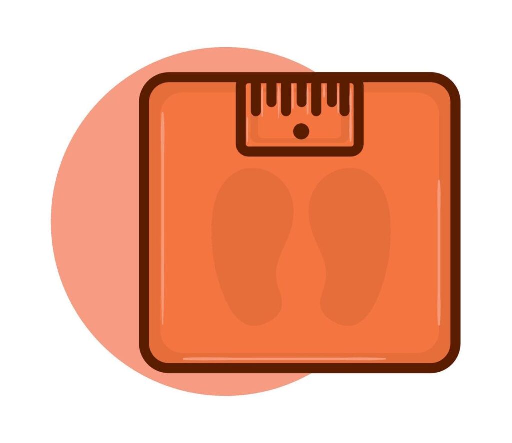 weight scale icon Stock Free