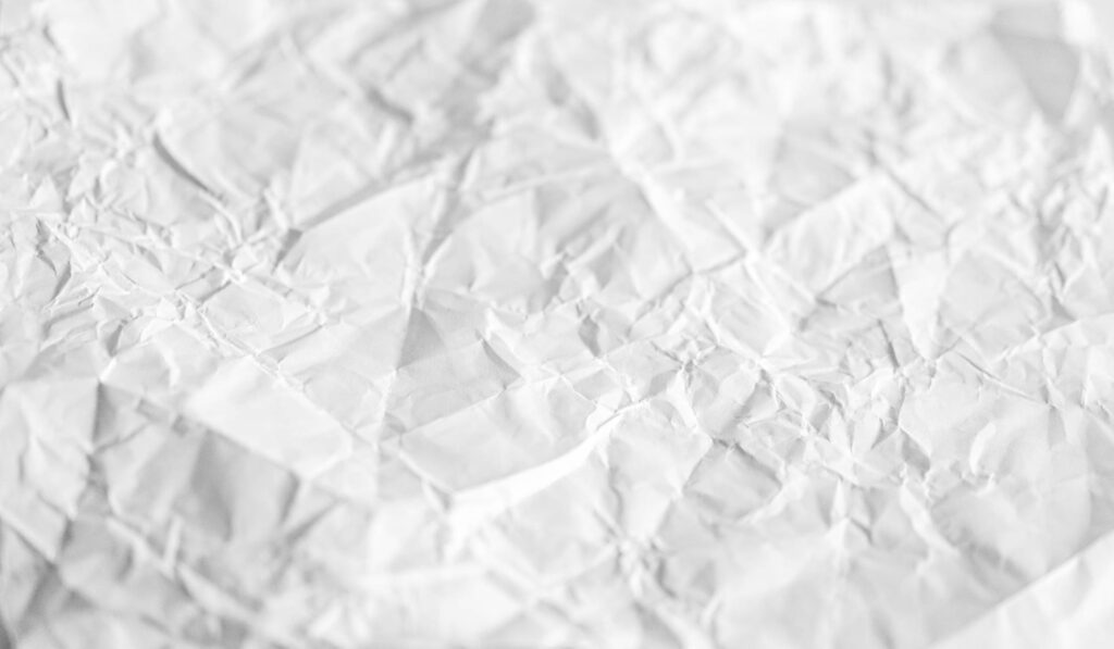 White Crumpled Paper Background Free Photo