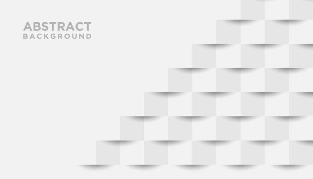 White Paper Cut 3D Background Free Vector