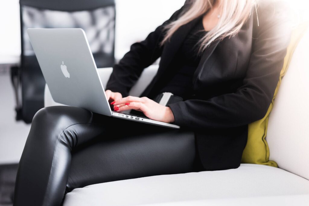 Woman Entrepreneur Working in the Office Free Photo