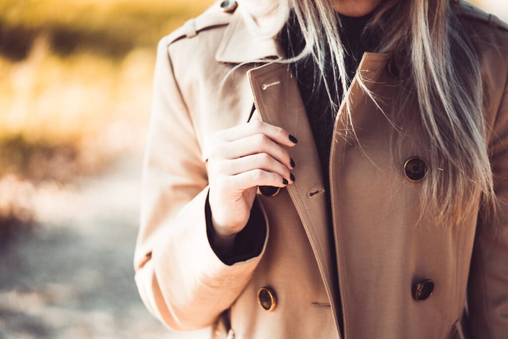 Woman Wearing an Elegant Brown Coat Free Photo