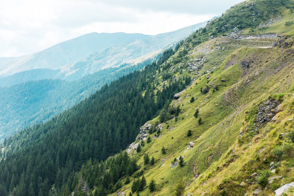 Wonderful Mountains in Romanian Countryside Free Photo