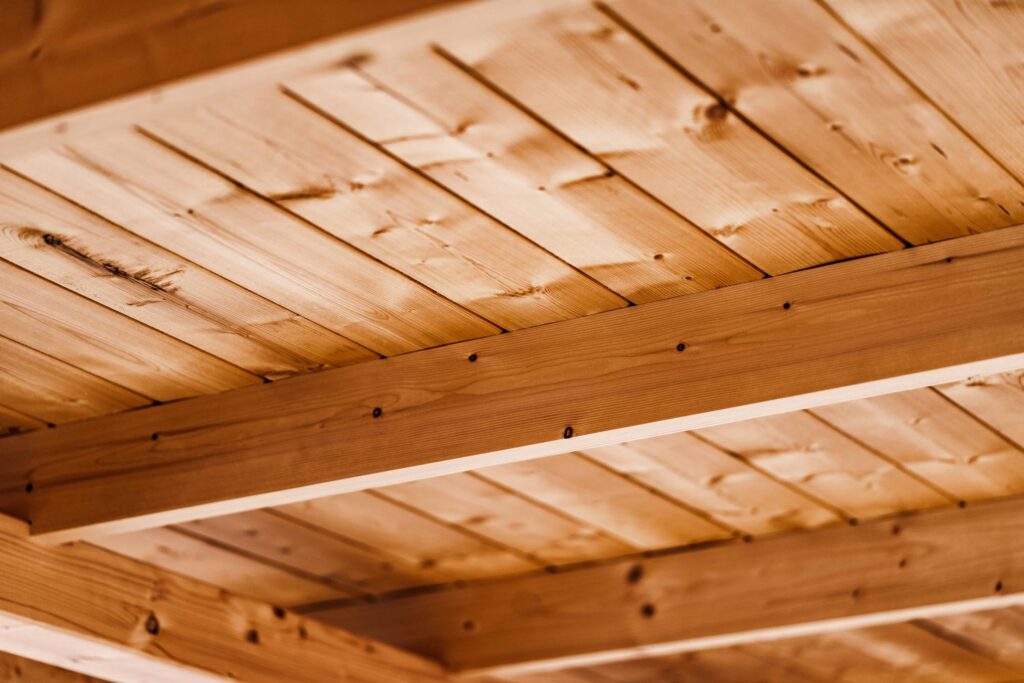 Wooden Beam Ceiling Free Photo