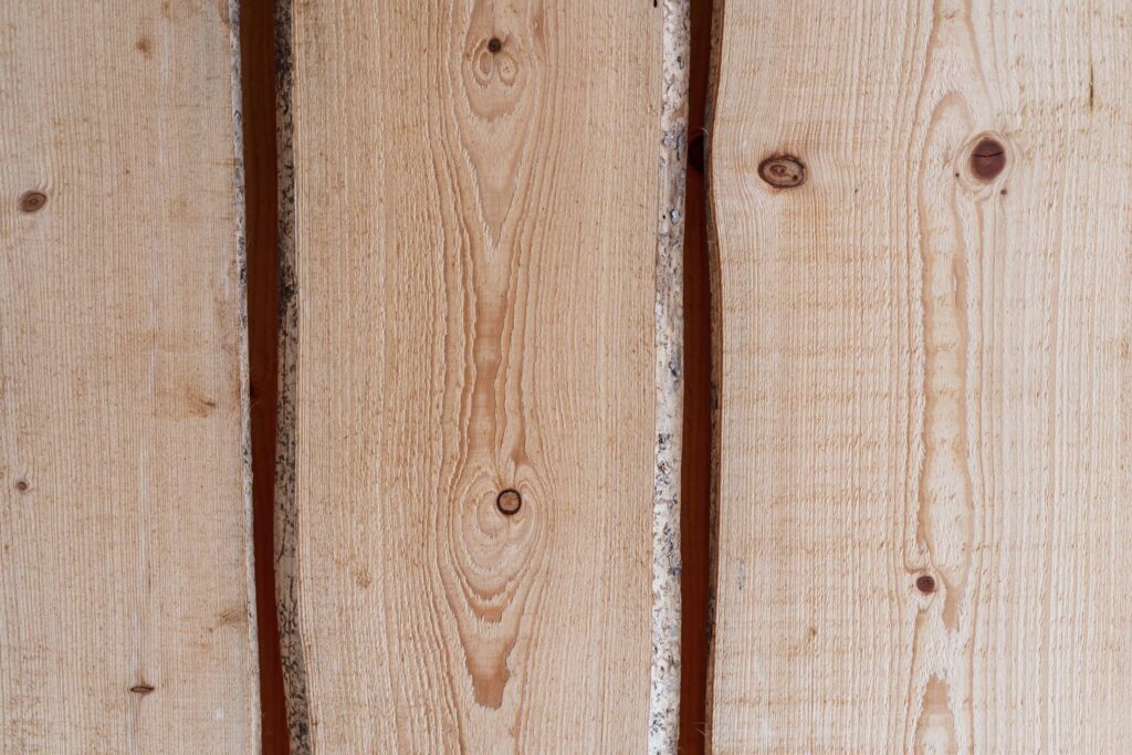 Wooden Wall Slices Background Free Photo