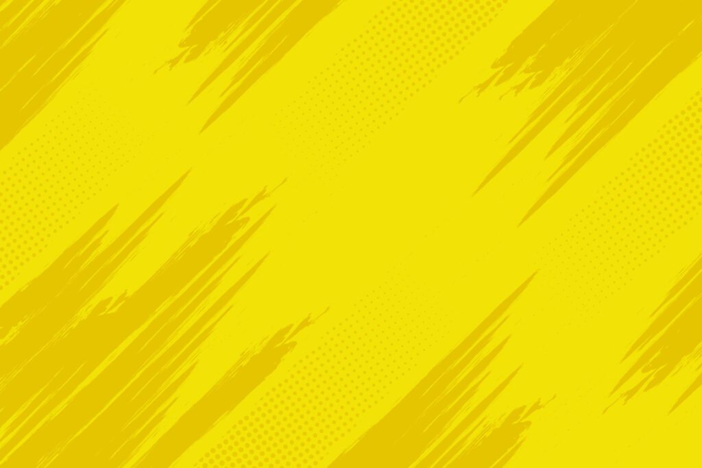 Yellow abstract grunge texture with halftone background Free Vector