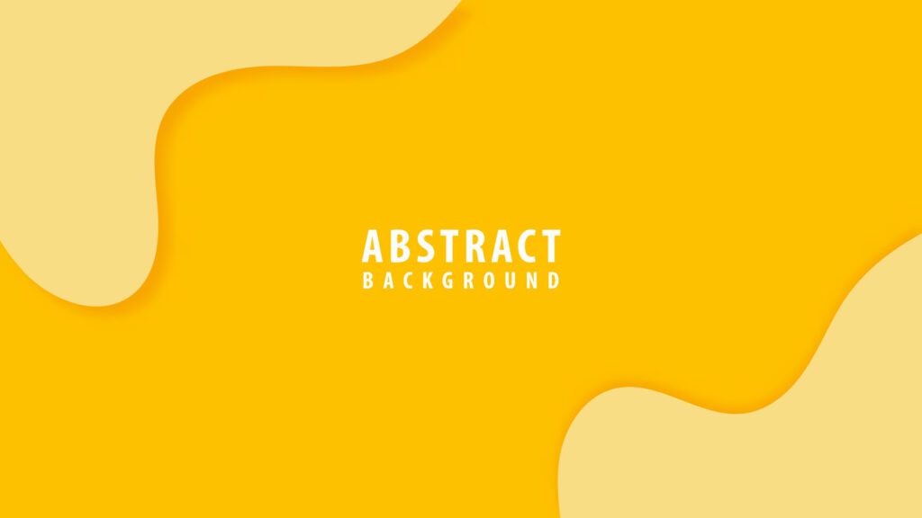 Yellow Abstract Liquid Shape Background Free Vector