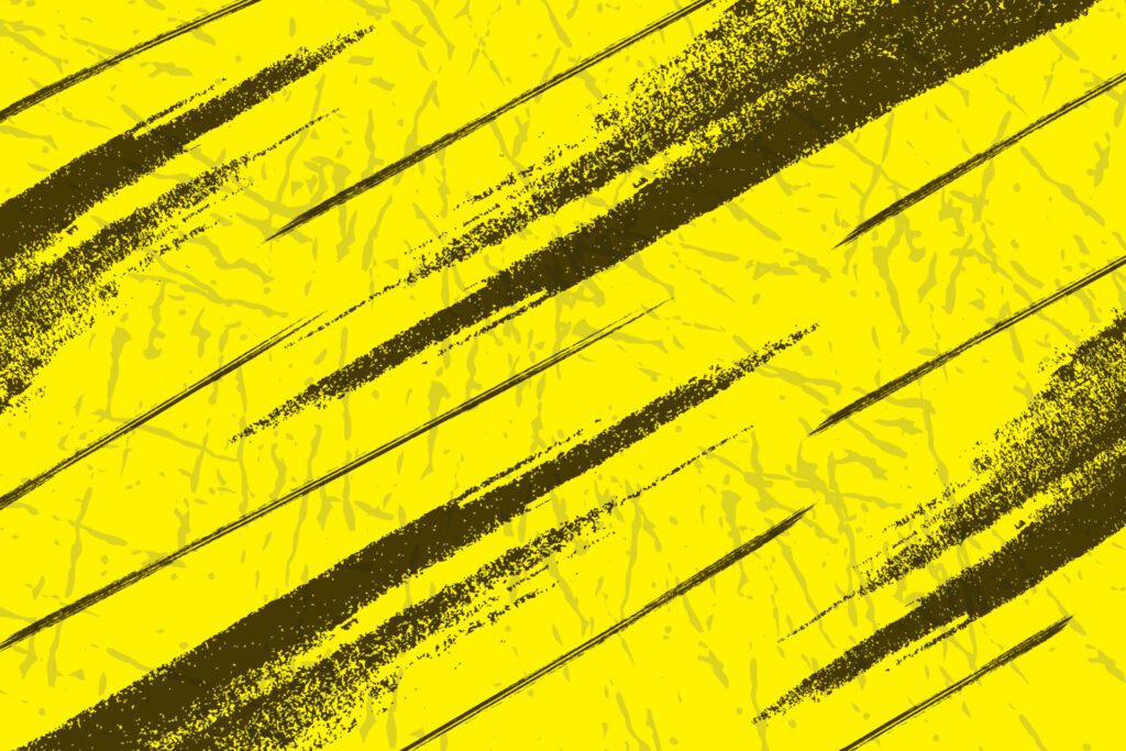 Yellow and black grunge texture background Free Vector