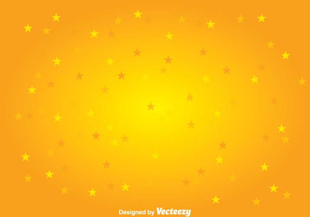 Yellow Stars Background Vector Free Vector and Free SVG