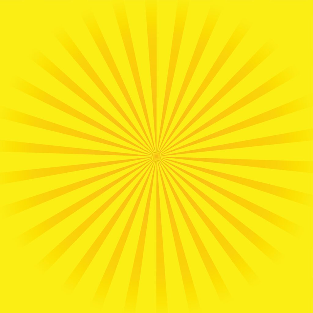 yellow Sun Sunburst background Free Vector and Free SVG