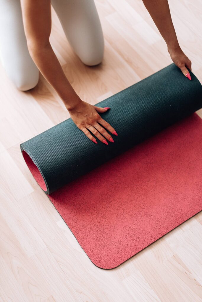 Yoga Mat Home Exercise Free Photo