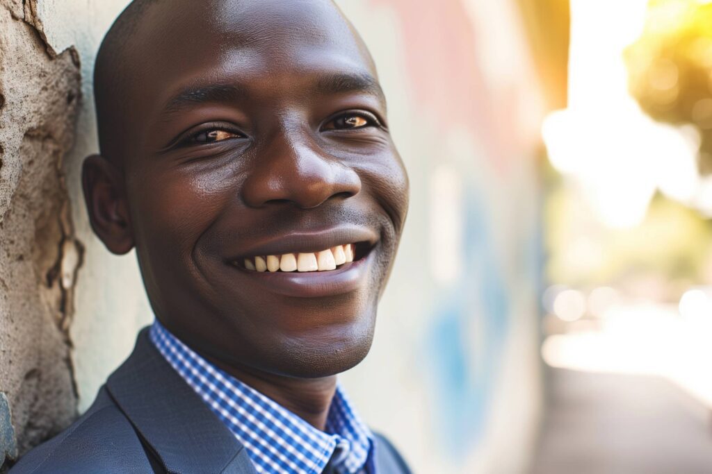 Young Happy Black African Student Stock Free