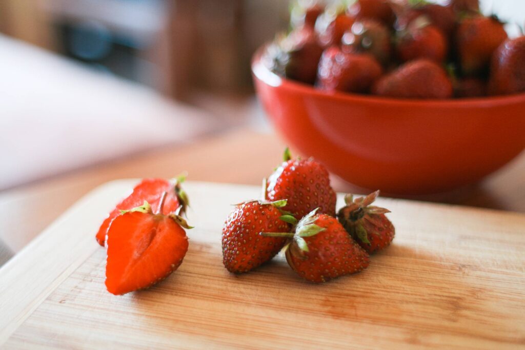 Yummy Strawberries Free Photo