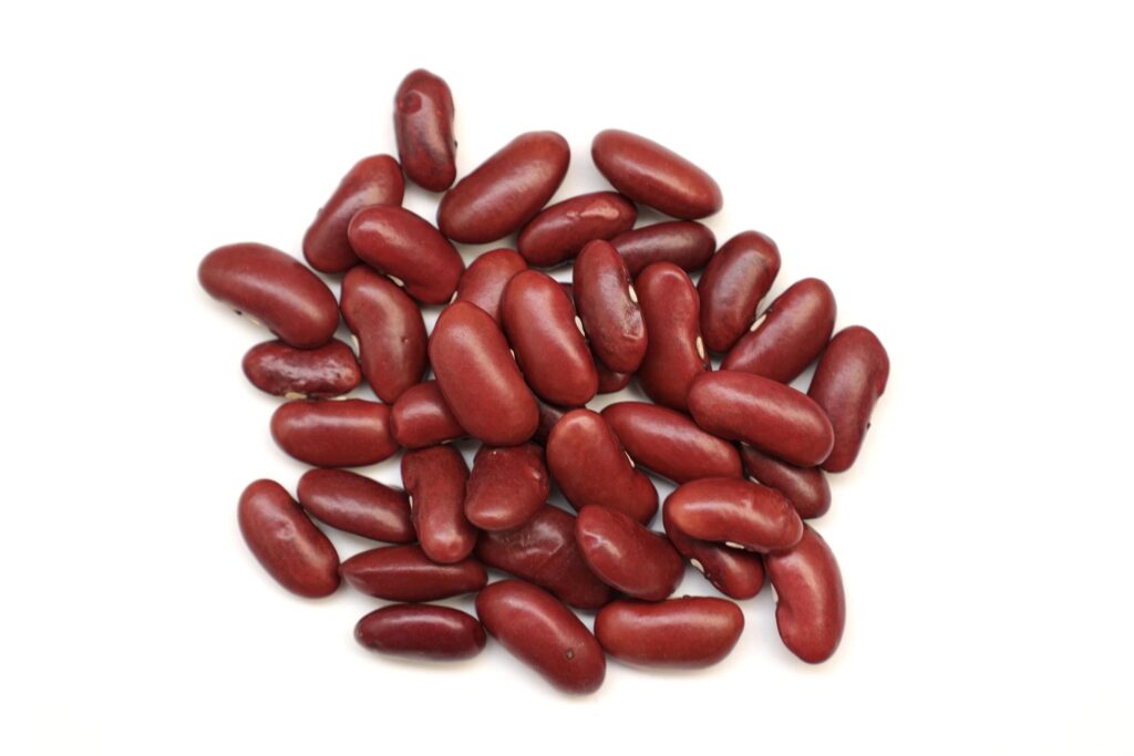 Red beans isolated on white background Stock Free