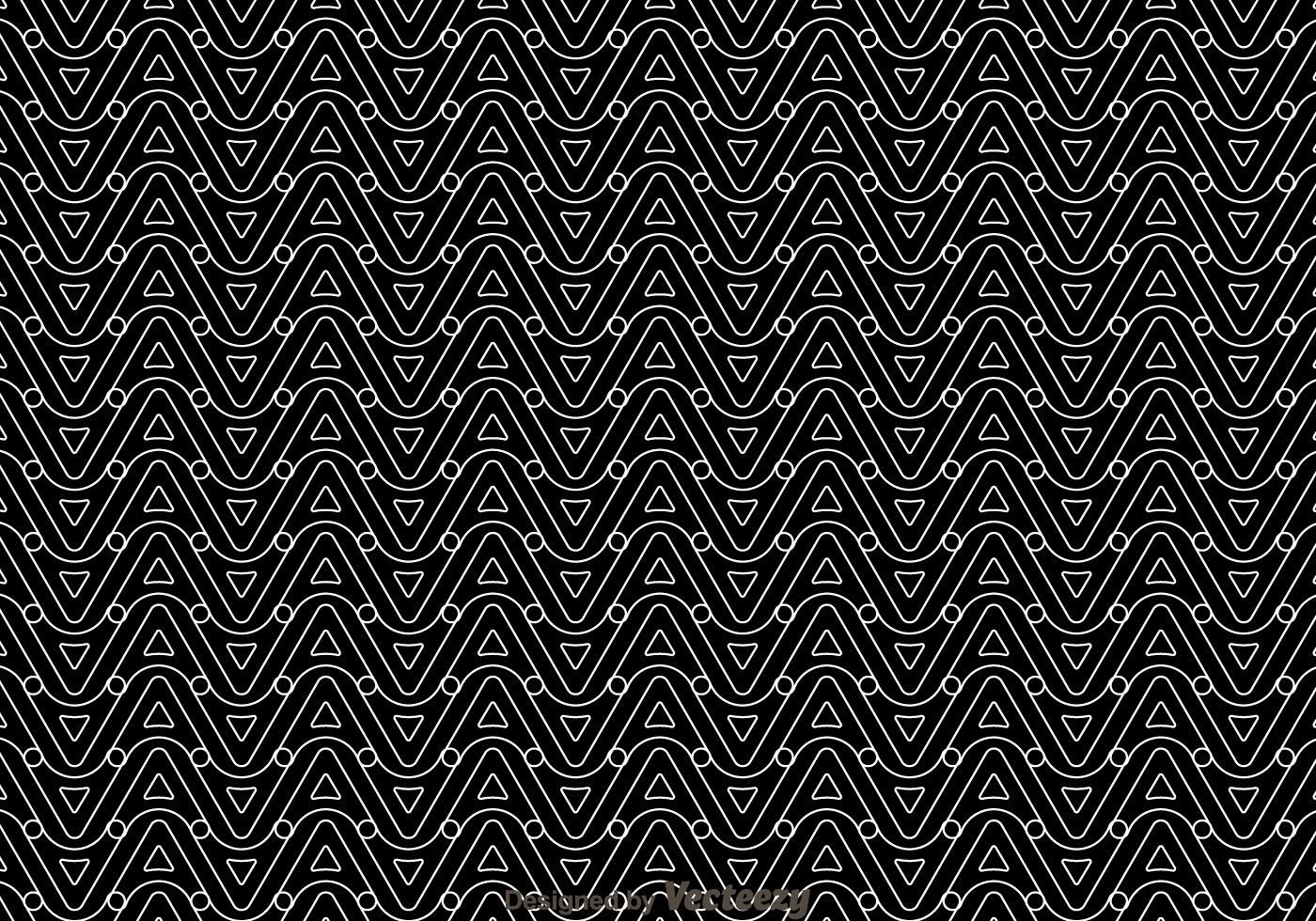 Black And White Wave Pattern Free Vector and Free SVG