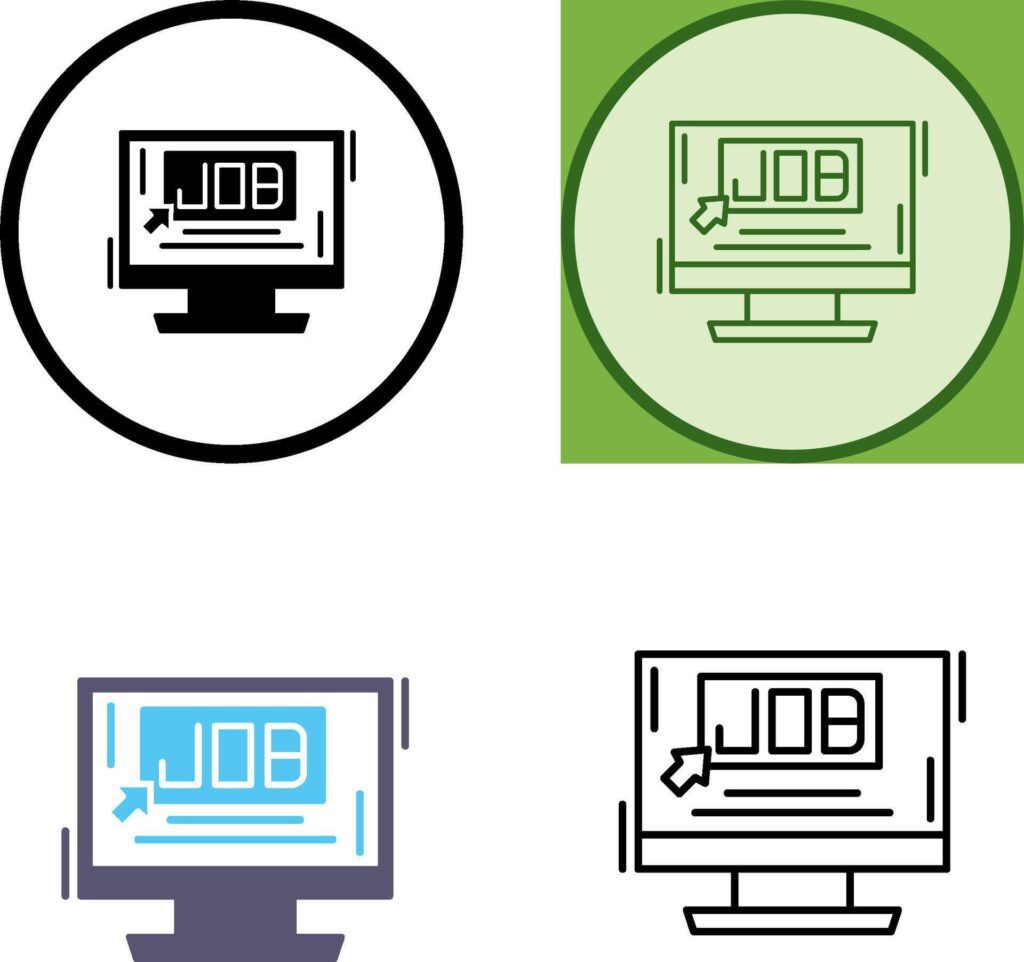 Job Icon Design Stock Free