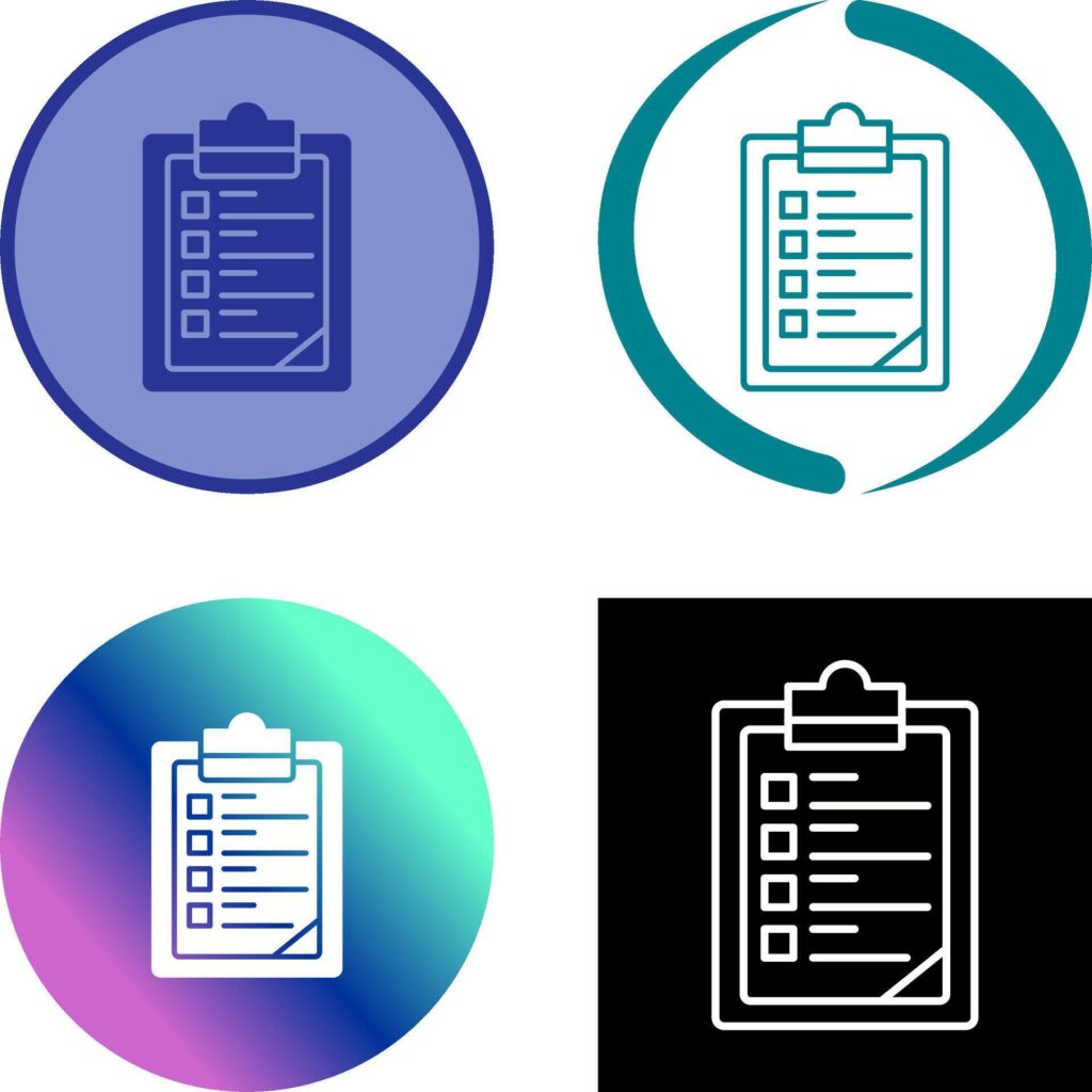 Clipboard Icon Design Stock Free