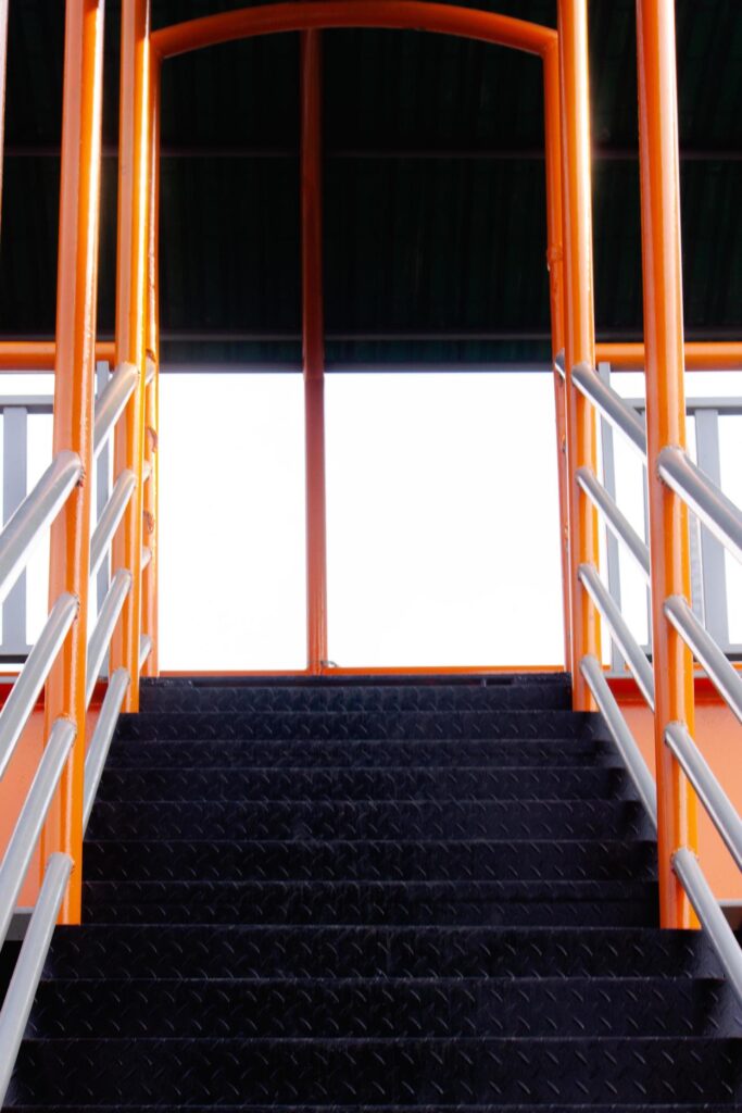 Pedestrian bridge at Bekasi Indonesia Stock Free