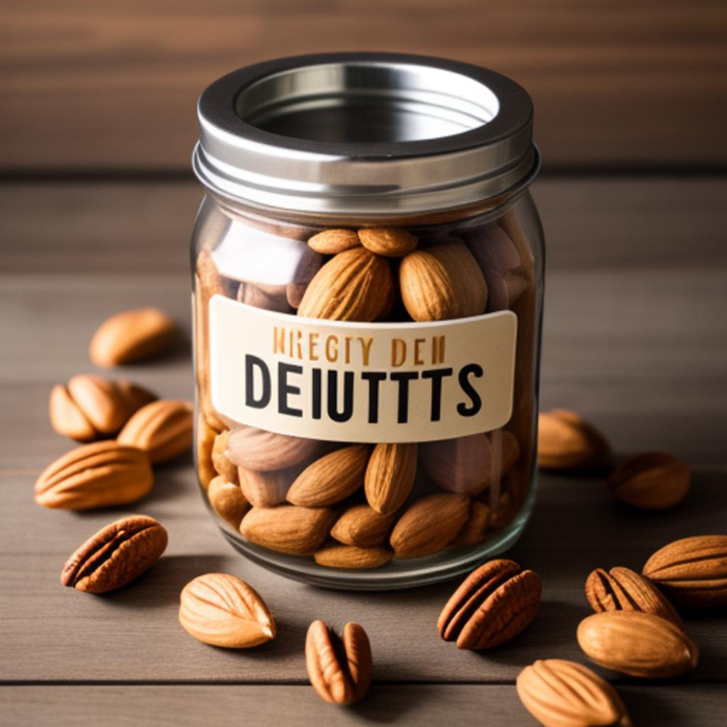 A jar of nuts by @ai_generated