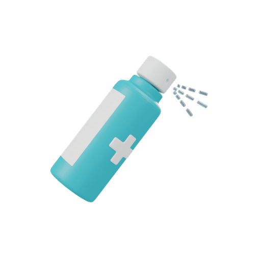 Sanitizer, spray 3D illustration