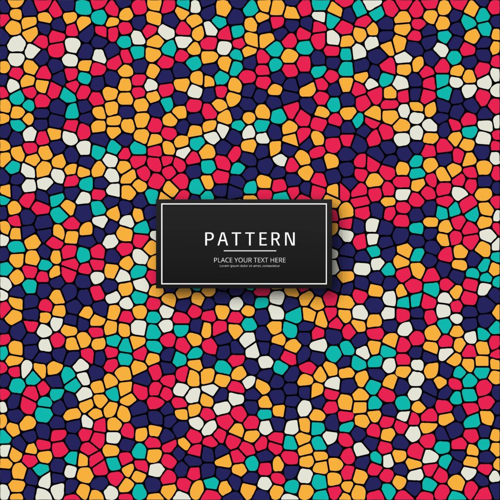 Abstract colorful pattern design Free Vector