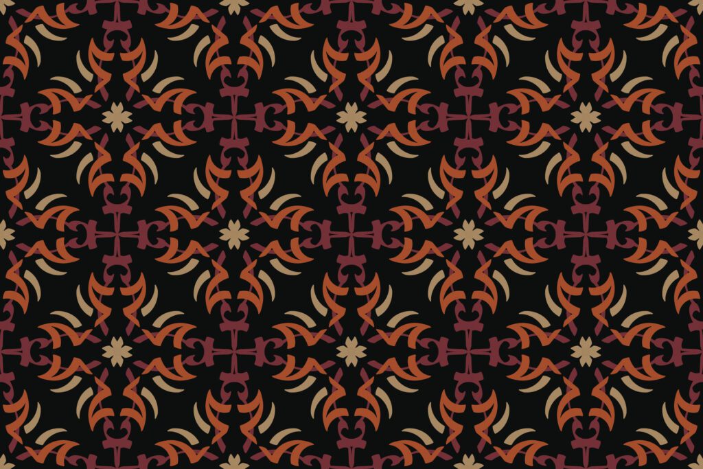 oriental pattern. vintage background with Arabic ornament. Pattern, background and wallpaper for your design. Textile ornament. illustration. Free Vector