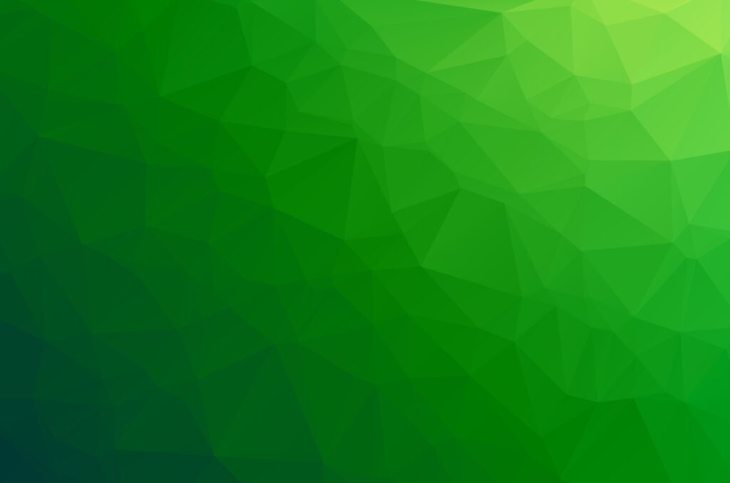 Abstract green low poly crystal background. Polygon design pattern. Low poly vector illustration, low polygon background. Free Vector and Free SVG