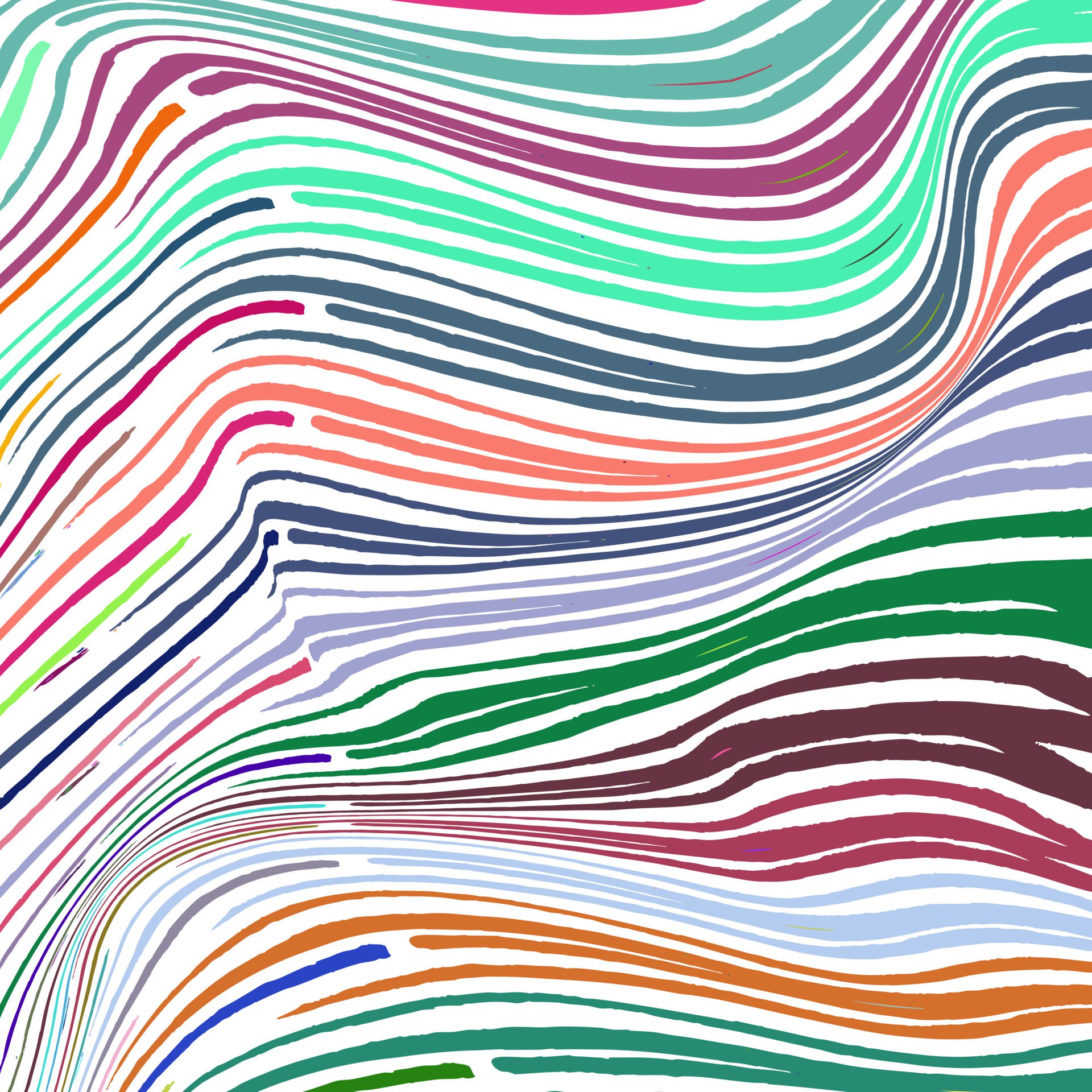 Colorful wavy stripe pattern abstract vector bacground Free Vector