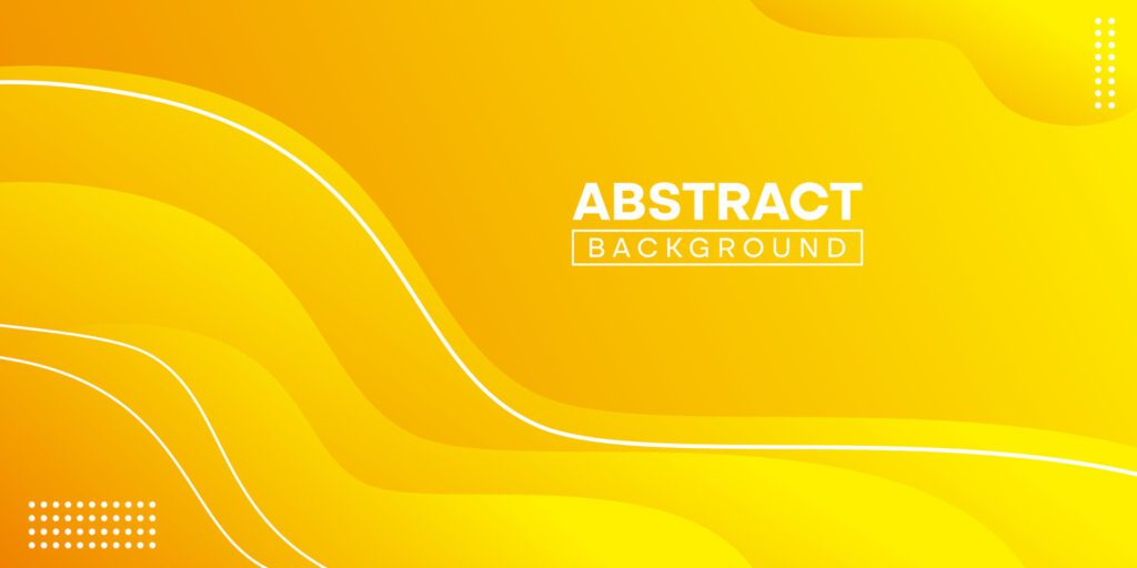 Yellow Abstract Background With Line Free Vector