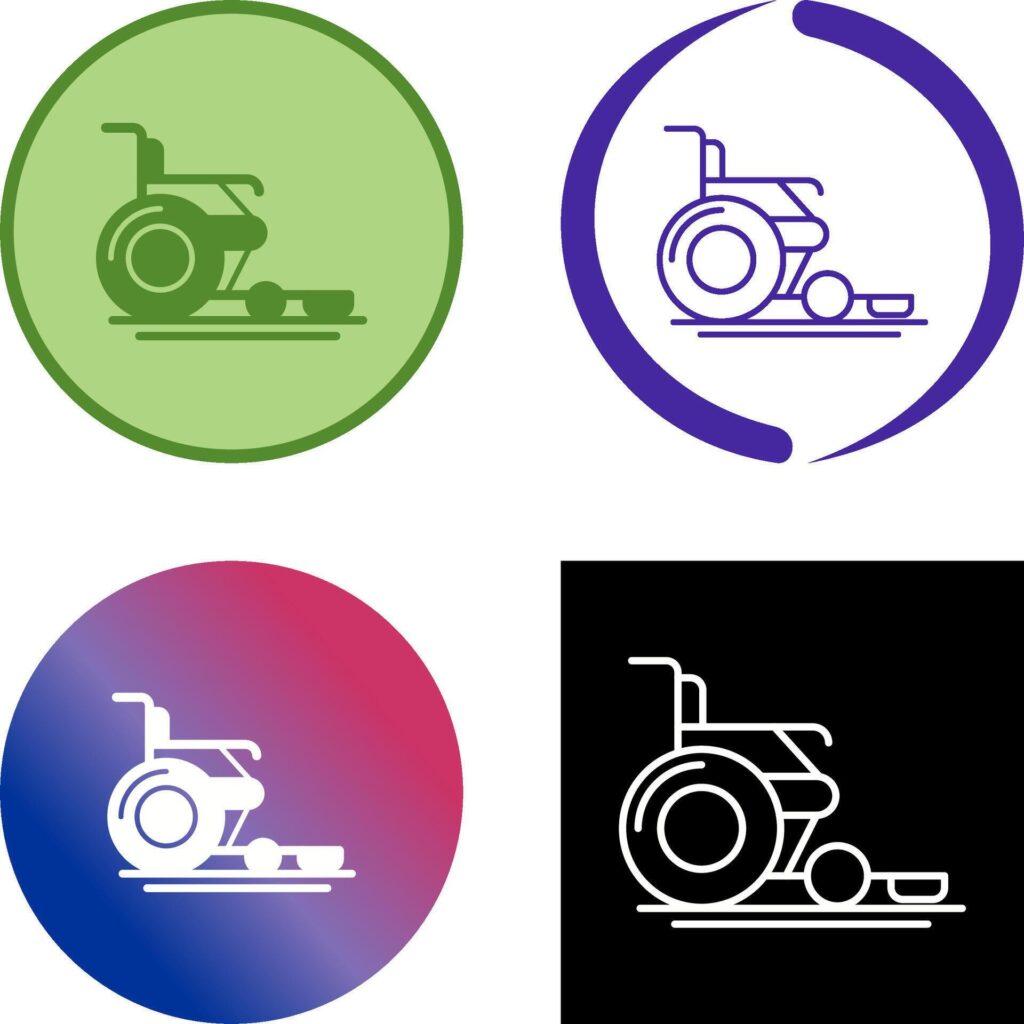 Wheel Chair Icon Design Stock Free