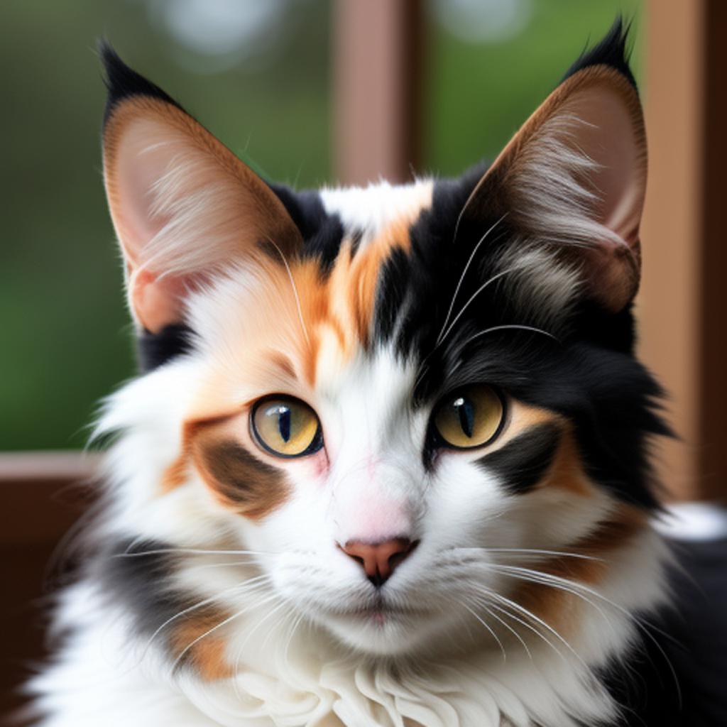 Therian,calico cat by @moonlighttherian by @ai_generated