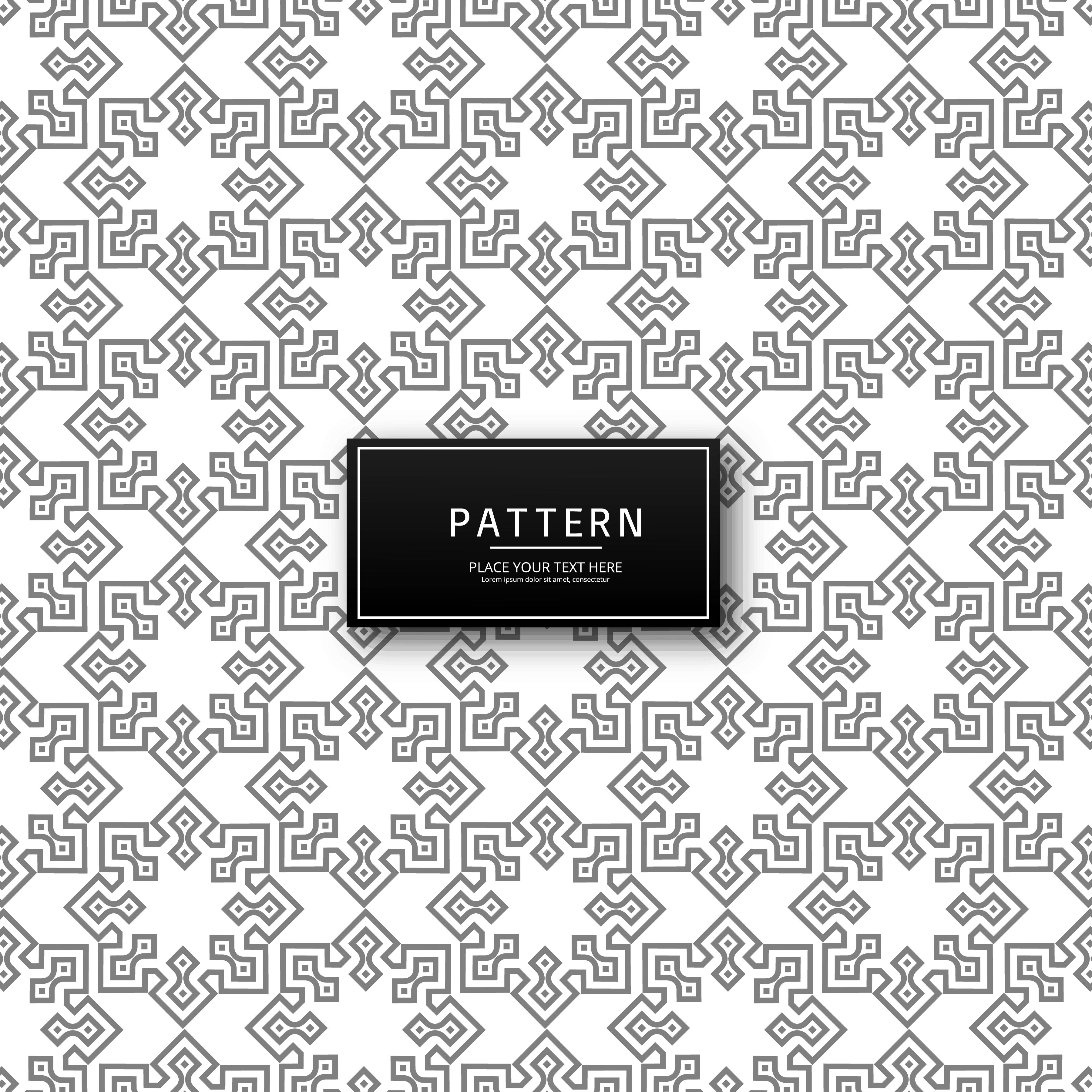 Abstract creative geometric seamless pattern background Free Vector