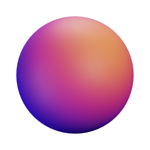 Sphere, round, ball 3D illustration