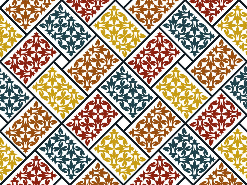 elegant ethnic pattern background Free Vector