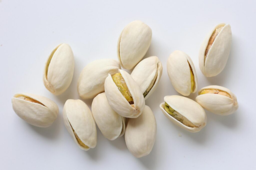 Pistachio nut isolated on white background Stock Free