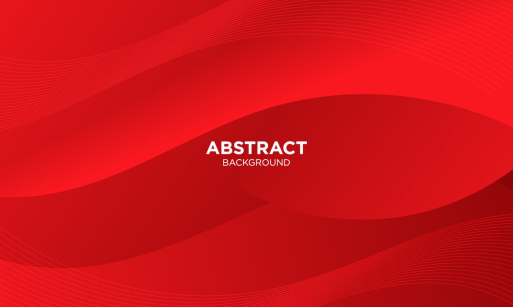 Abstract Red Fluid Wave Background Free Vector