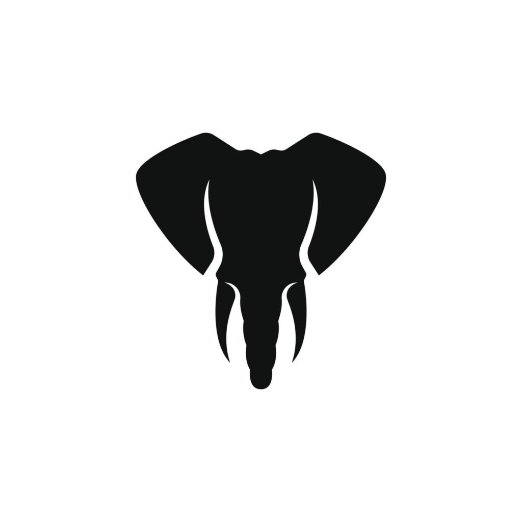 elephant logo vector design Stock Free