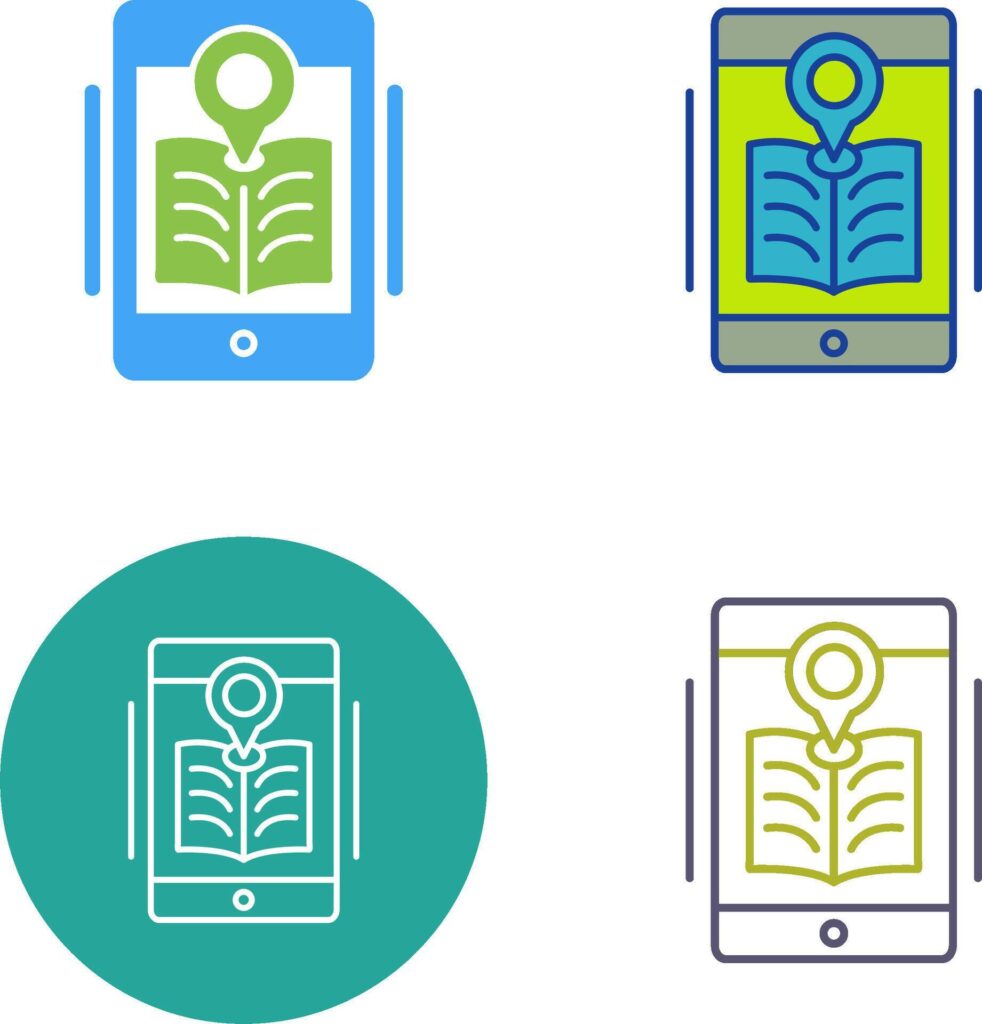 Library Icon Design Stock Free