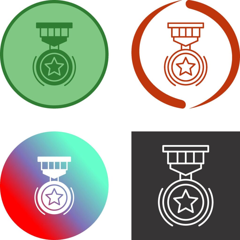 Medal Icon Design Stock Free