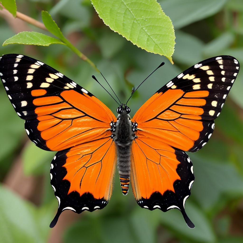 Orange butterfly Orange butterfly by @ai_generated