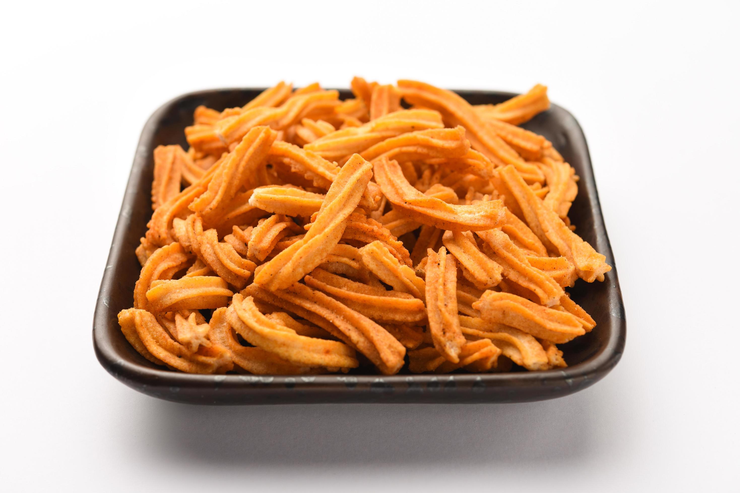 Salted Soya Sticks Indian namkeen food Stock Free