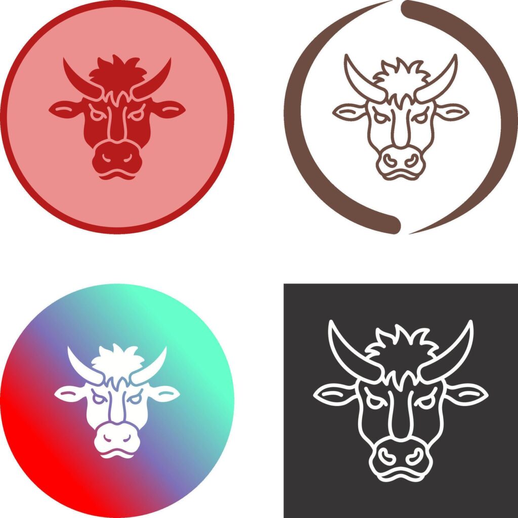 Bison Icon Design Stock Free