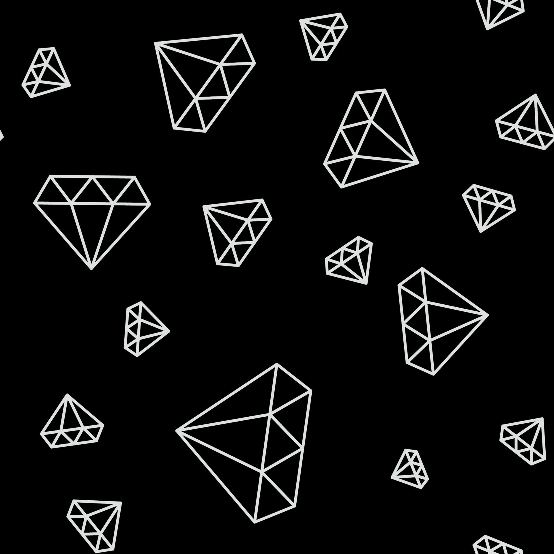 Diamond simple seamless pattern background. Vector Illustration Free Vector